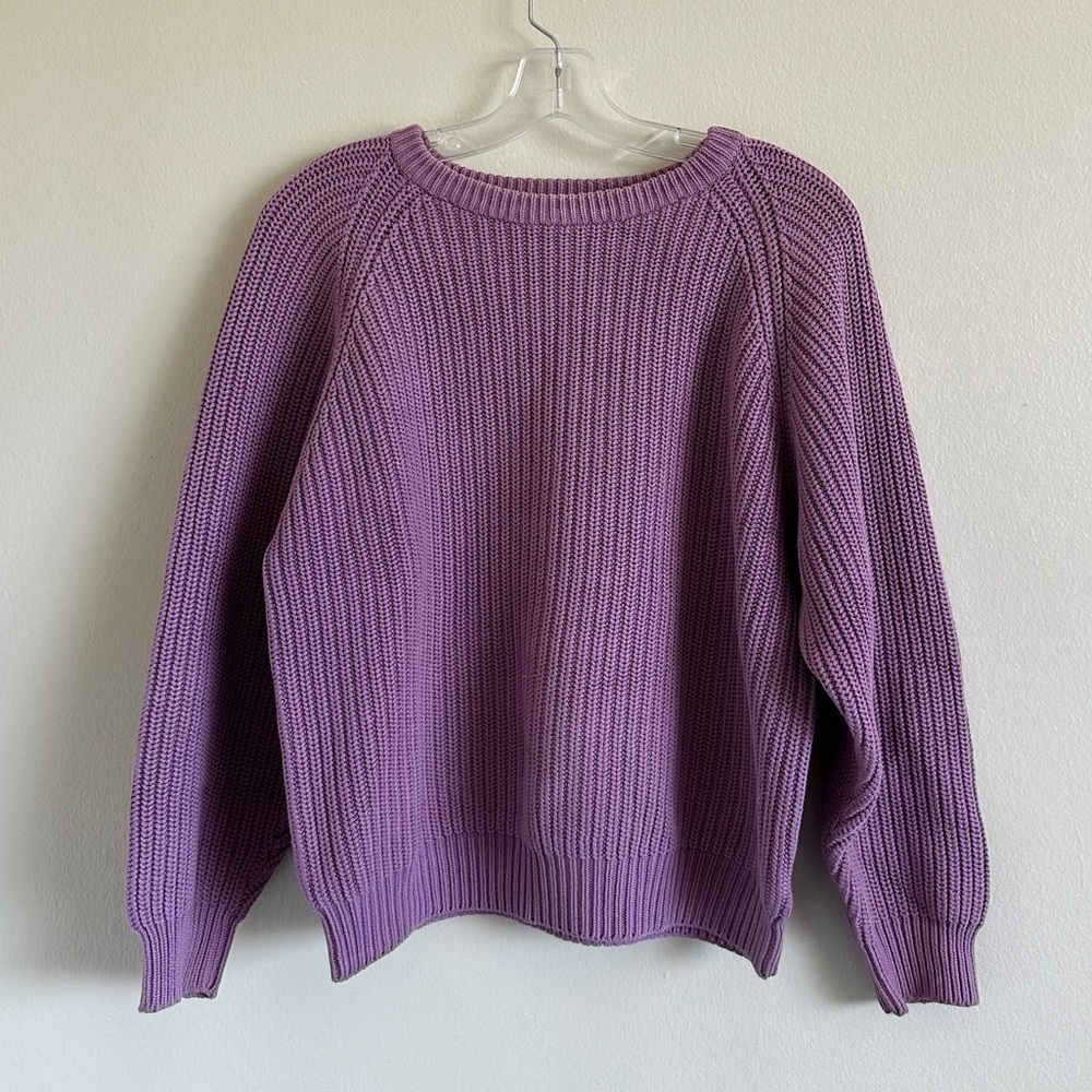 Purple Knit Sweater